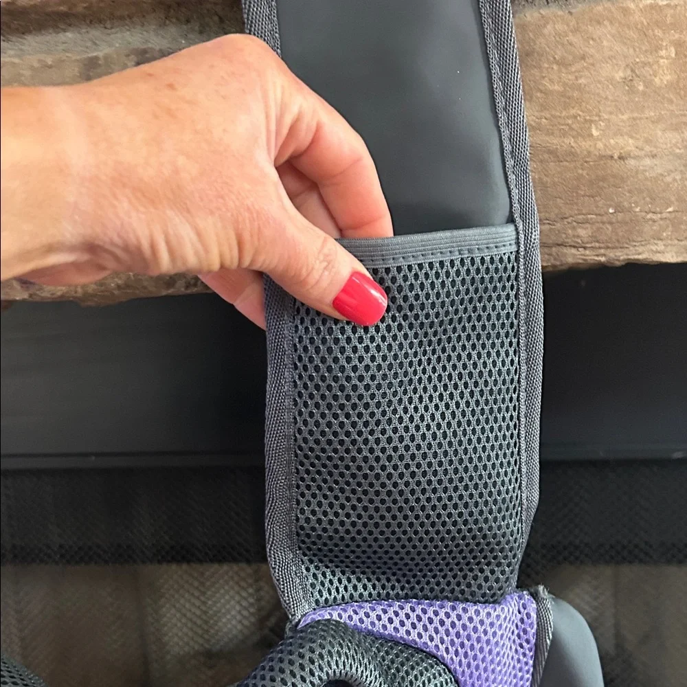 New Purple and Gray Dog Carrier.